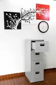 4-Drawer Filing Locker - White - 2