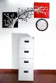 4-Drawer Filing Locker - White - 3