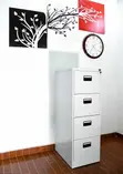 4-Drawer Filing Locker - White - 5