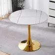 Round Modern Balcony Dining Table - 3