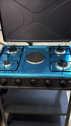 Olelon 4+1 Standing Cooker with Shelves