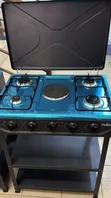 Olelon 4+1 Standing Cooker with Shelves - 2