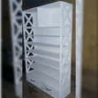 Executive Wooden Shoe Rack with Design - 1