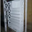 Executive Wooden Shoe Rack with Design - 2