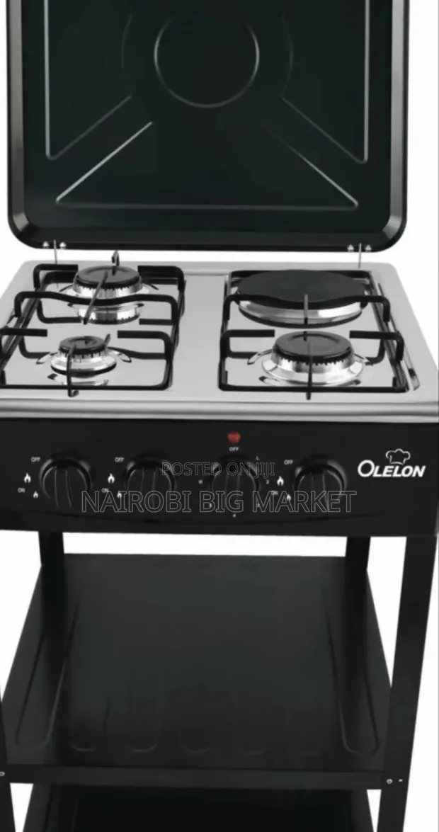 Olelon 3+1 Standing Cooker With Shelves - 1