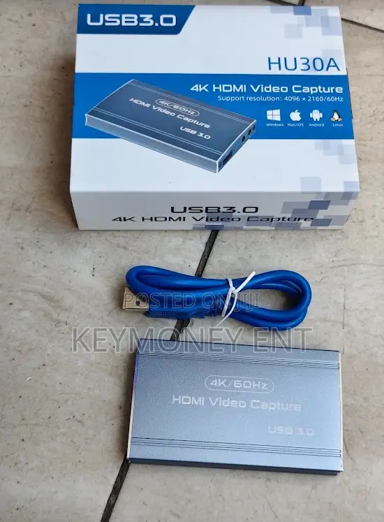 HU30A USB 3.0 4K HDMI Capture Card 60Hz - 1