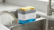 2-in-1 Dish Soap Dispenser & Sponge Holder - 2