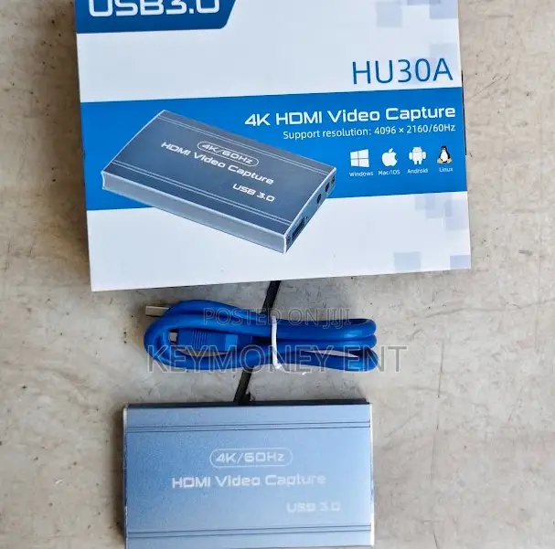 HU30A USB 3.0 4K HDMI Video Capture Card 60Hz - 1
