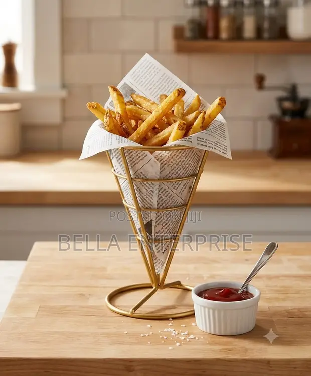 Bakuli la Chips la Konikali - Chuma, Dhahabu - 1