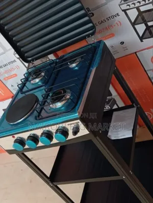 Eurochef 3+1 Standing Cooker with Shelves