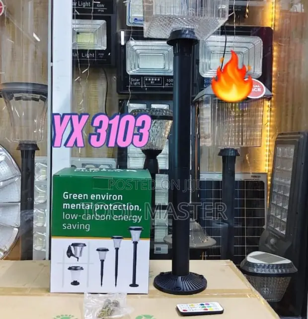 YX-3103 Solar Garden Pillar Light - 1