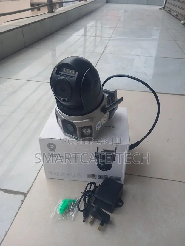 V380Pro Dual Lens 4G SIM Full HD Camera - 24/7 Security - 1
