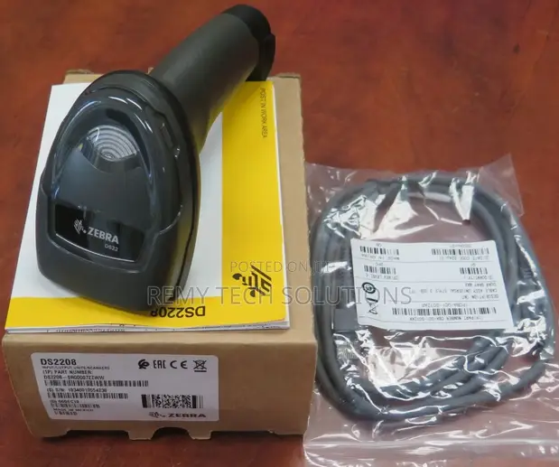 Zebra DS2208 Barcode Scanner (USB Kit) - 1