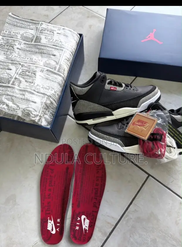 Levi's x Air Jordan 3 Sneakers - 1