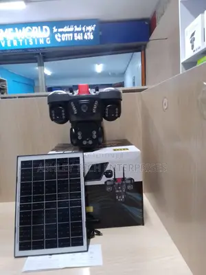 V380 Triple Lens CCTV Camera with Alarm Siren