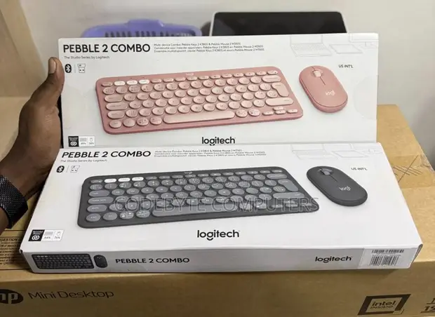 Logitech Pebble 2 Combo Wireless Keyboard and Mouse - 1