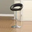 Modern Swivel Bar Stool - Black - 1