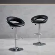 Modern Swivel Bar Stool - Black - 5