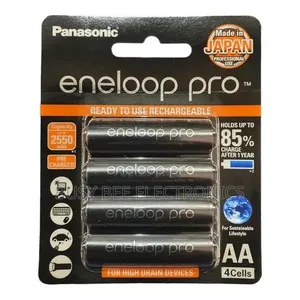 Panasonic Eneloop Pro AA Rechargeable Batteries (4-Pack)