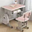 Adjustable Children's Study Desk - Pink - 2
