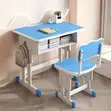 Adjustable Children's Study Desk - Pink - 4