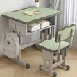 Adjustable Children's Study Desk - Pink - 5