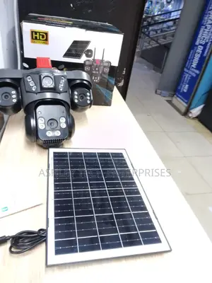 V380 Triple Lens Surveillance Camera with Siren