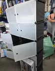 2-Column Portable Plastic Wardrobe - 1
