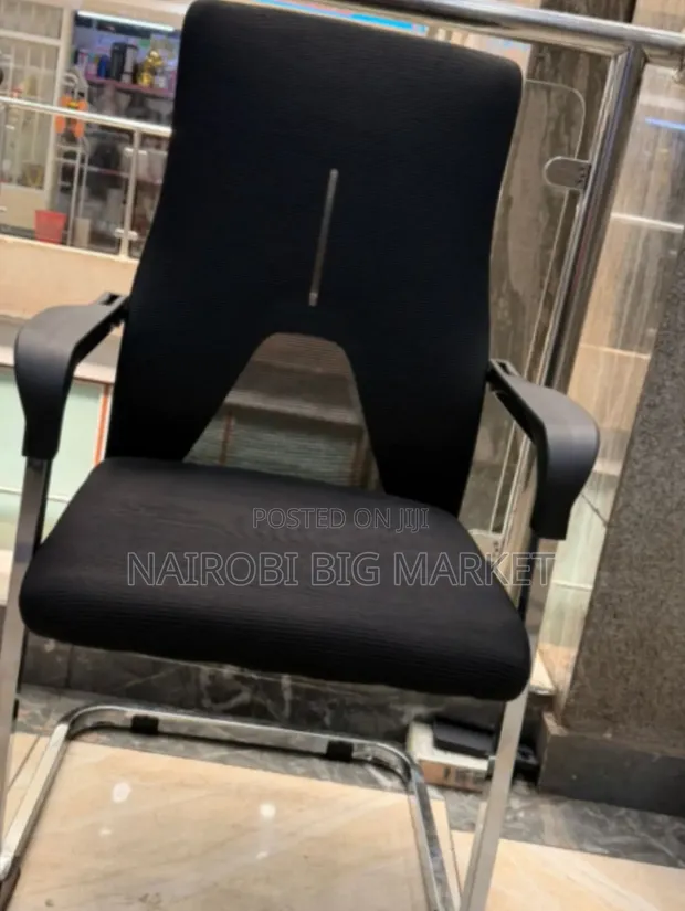 Mesh Non-Rolling Office Chair - 1