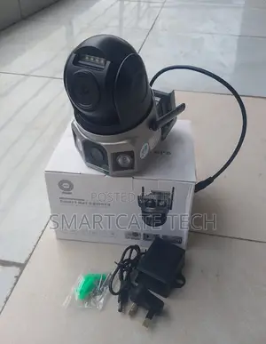 AC Powered Dual Lens 4G CCTV Security Camera - V380 Remote View