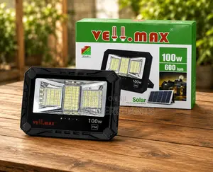 Integrated Bright Velmax 100W Solar Floodlight