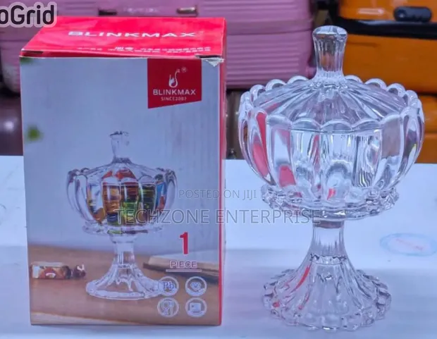 Classy Clear Sugar Dish - 1