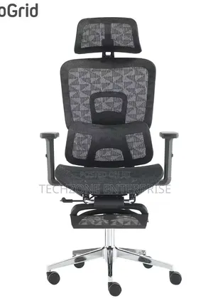 Ergonomic Executive Office Chair with Headrest & Footrest