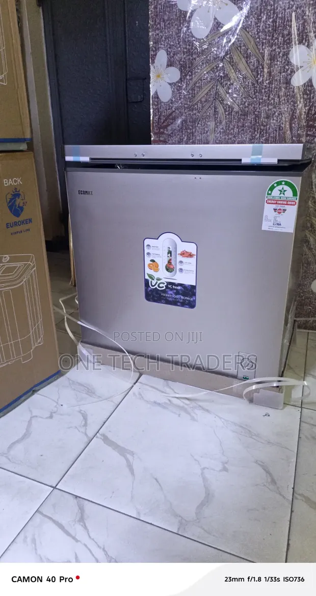 Ecomax 219L Chest Freezer - Kina Nafasi na Cha Kuaminika - 1
