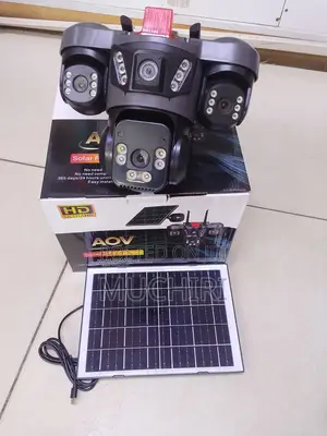 Smartnet V380 Triple Lens 4G Solar CCTV Camera