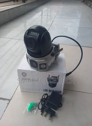 AC Powered 4G SIM Dual Lens CCTV Camera - V380 Smart Security