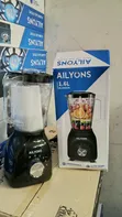Ailyons 1.5L Blender na Grinder - 350W, 4-Speed, Nyeusi - 1