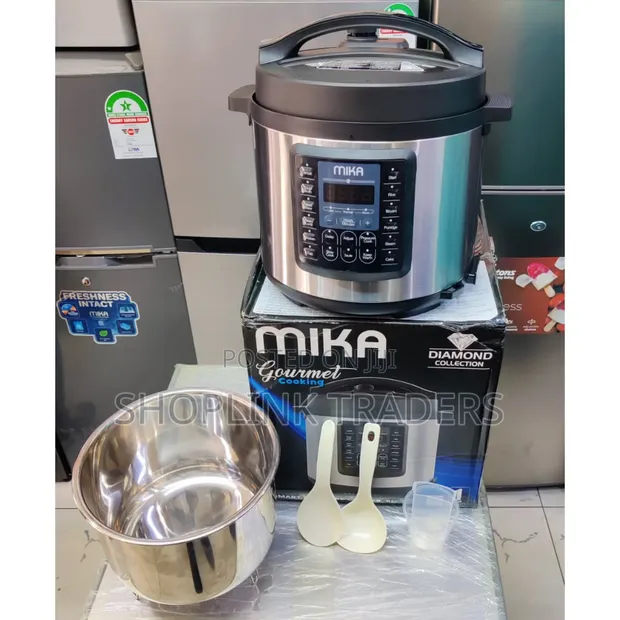 Mika Pressure Cooker ya Umeme Lita 6 - 1