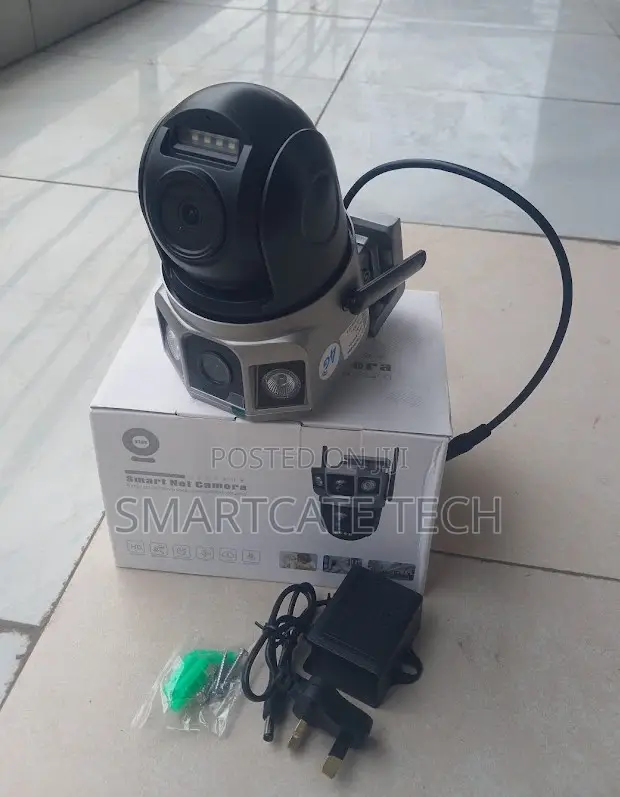 V380 Pro Outdoor 4G Security Camera - Dual Lens 360° - 1