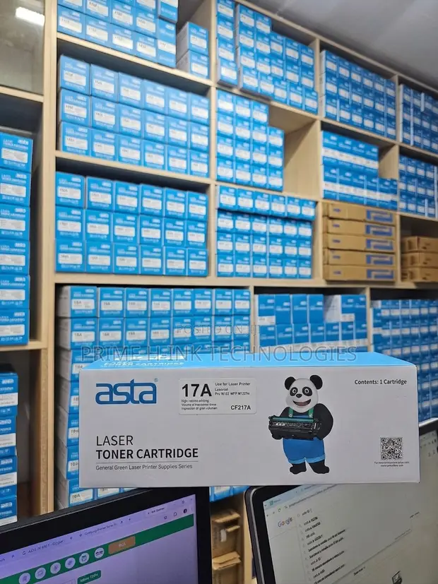 HP 17A Black Toner Cartridge - 1