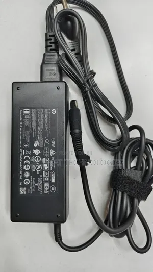 Original HP 90W Laptop Charger Adapter (Big Pin) with Power Cable