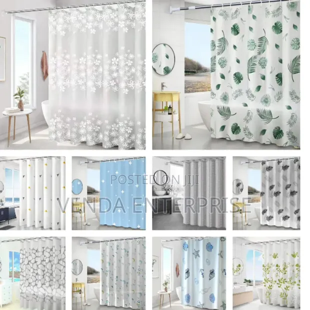 Shower Curtain PVC Waterproof - 1