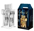 24-Piece Cutlery Set (Silver) - 2