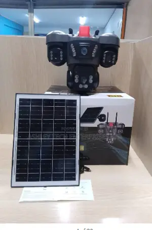 V380 Smart Triple Lens Solar CCTV Camera