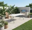White Garden Outdoor Dining Table - 2