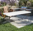 White Garden Outdoor Dining Table - 3