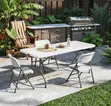 White Garden Outdoor Dining Table - 4