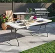 White Garden Outdoor Dining Table - 5
