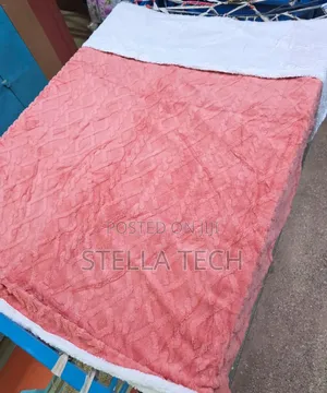 Heavy Sherpa Fleece Throw Blanket - 6x6