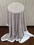 Heavy Sherpa Fleece Throw Blanket - 6x6 - 2